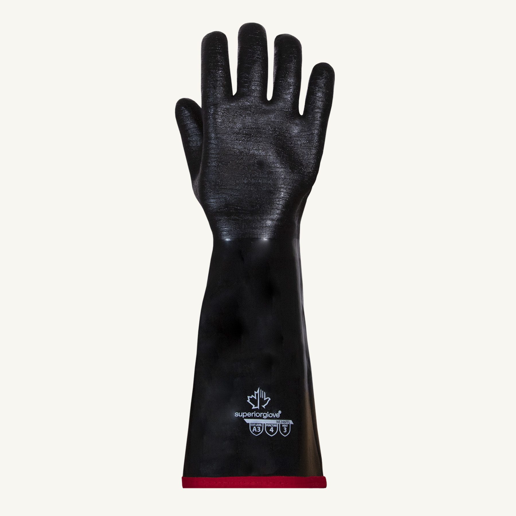 #NE246FFL Superior Glove® Chemstop™ Supported Neoprene Glove